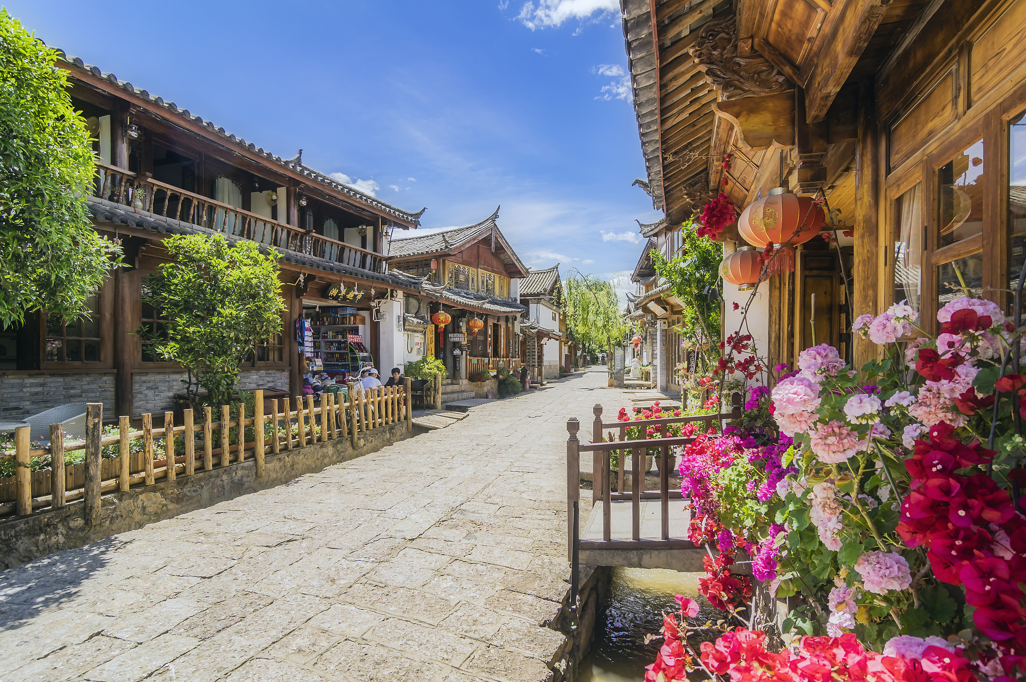 Street View of Lijiang Ancient City