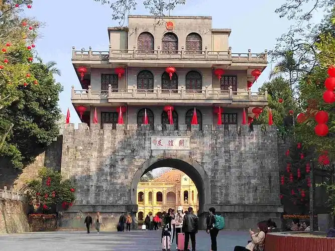 Youyi (Friendship) Pass city tower, one of China's ten famous passes, with profound historical significance