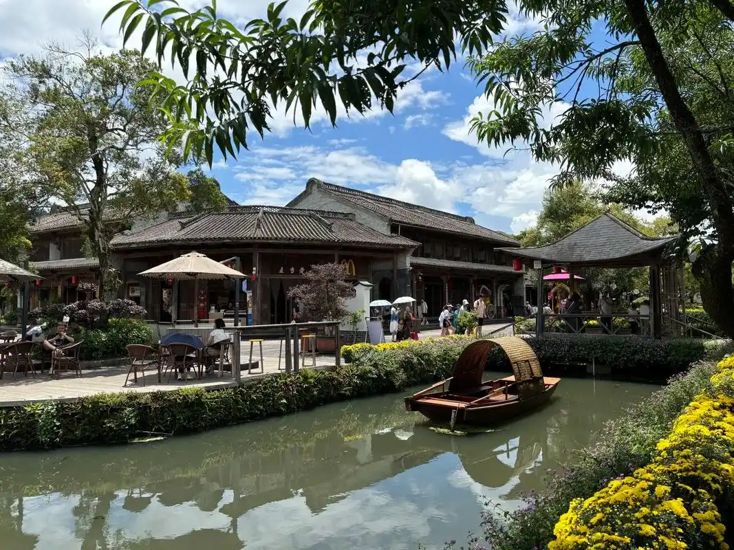 Rural scenery and traditional village layout of Heshun Ancient Town