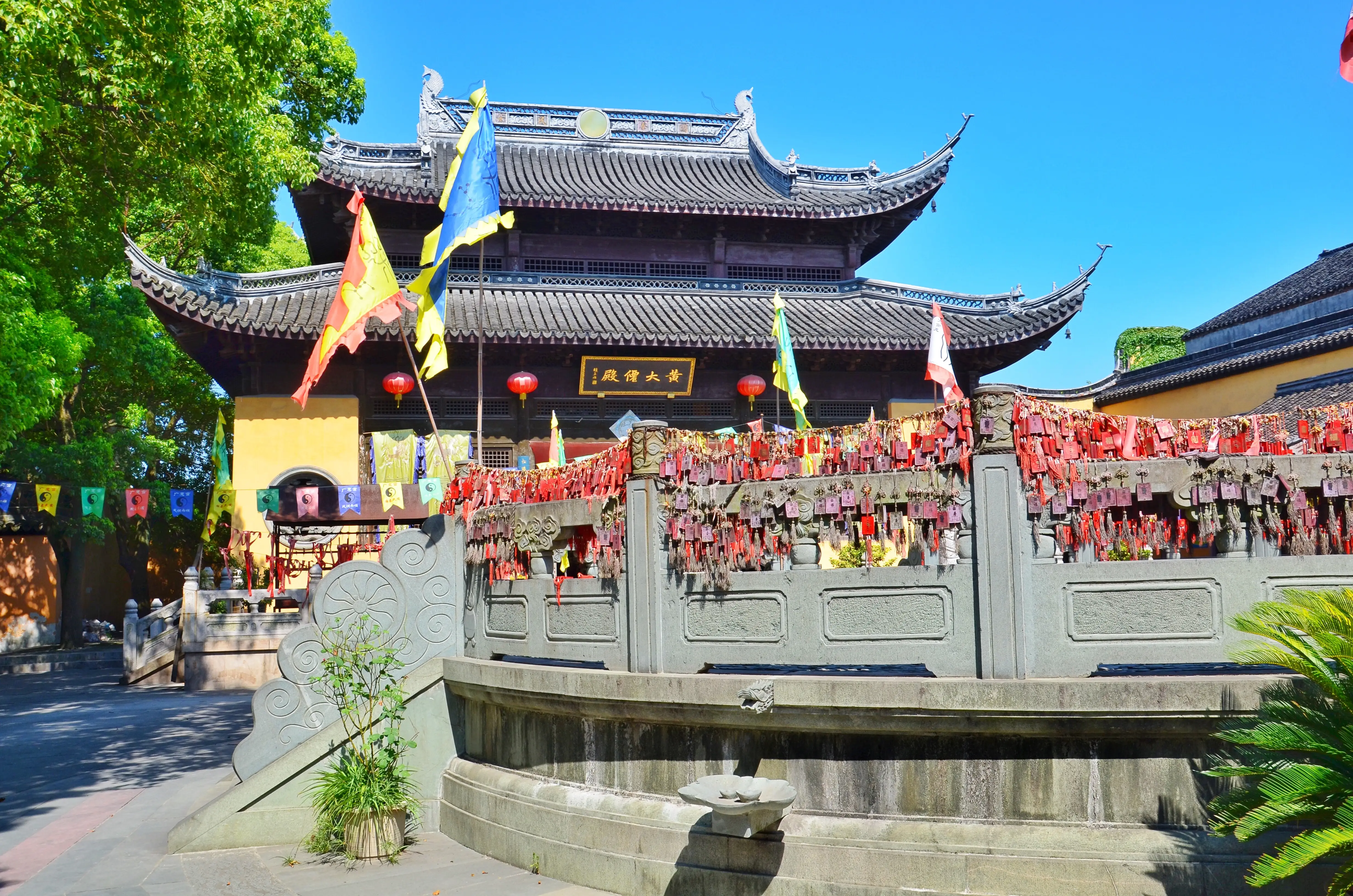 Guanghui Palace, a historic Taoist building in Nanxun Ancient Town